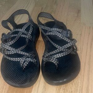 Chaco Black and Gray Women's Sandals